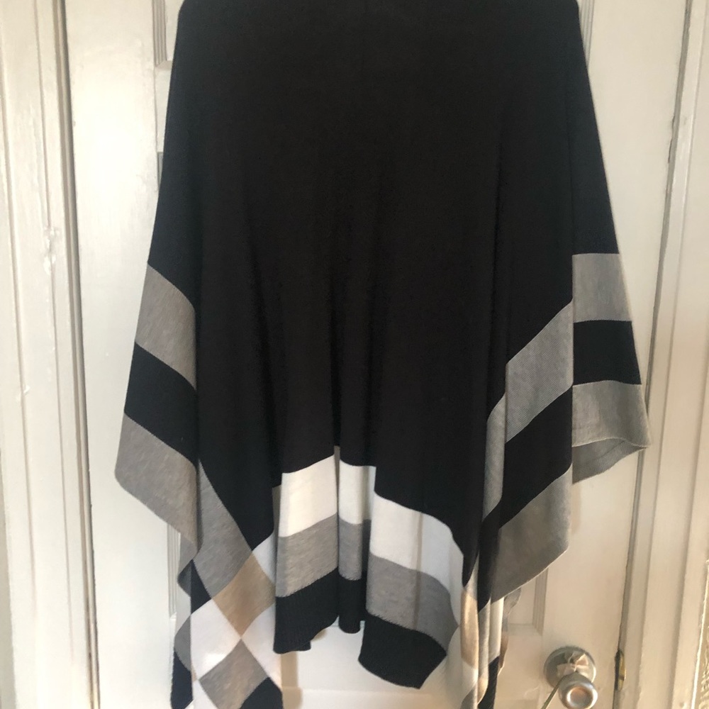 Calvin Klein Plus Size Color Block Ruana - image 4